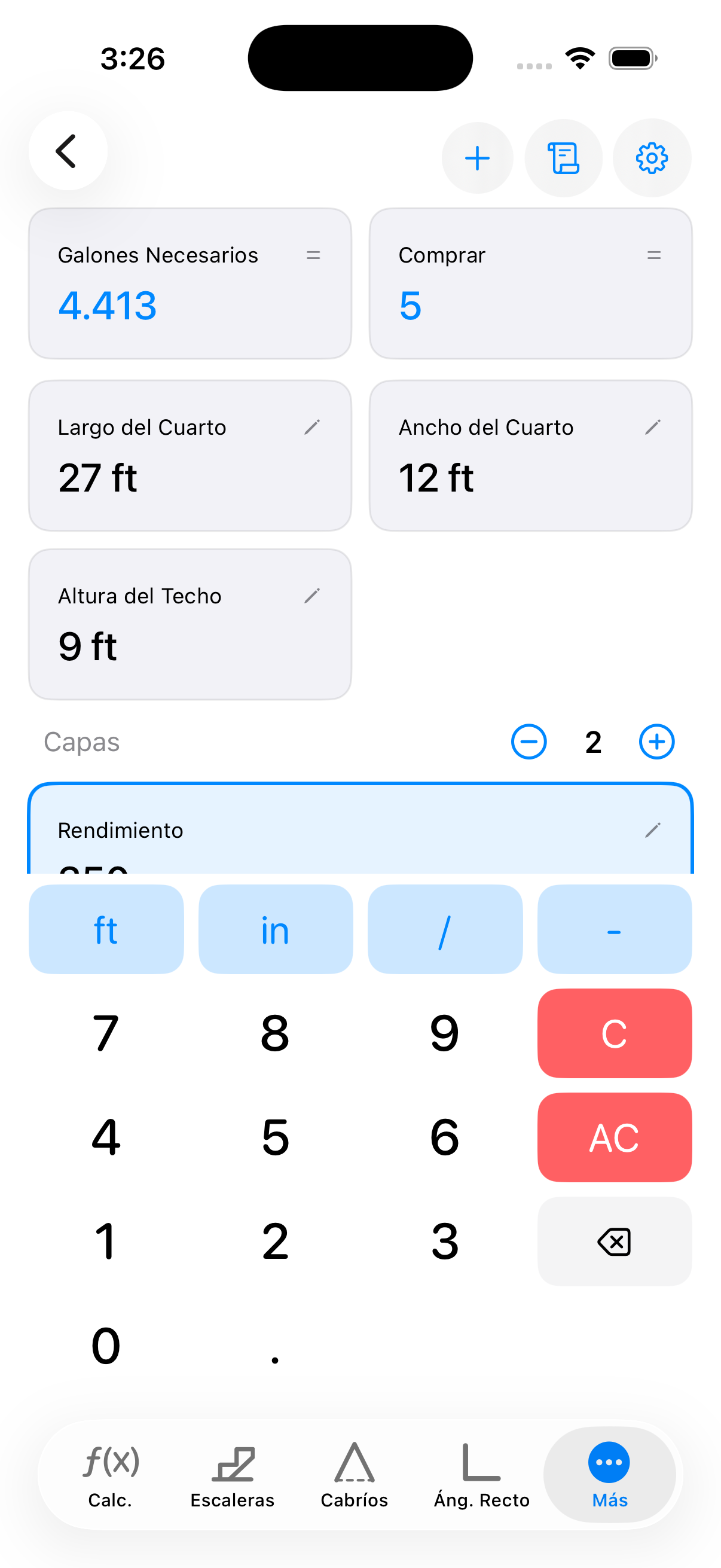 CutOnce paint calculator