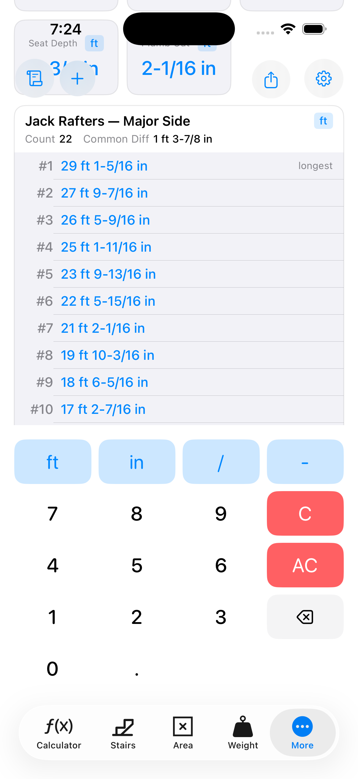 CutOnce rafter calculator